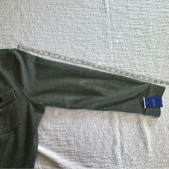Apt. 9 Men's Dark Green Shirt Jacket - Picture 6 of 9